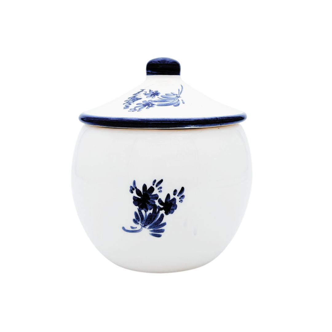 French bathroom jar - royal blue - French Address